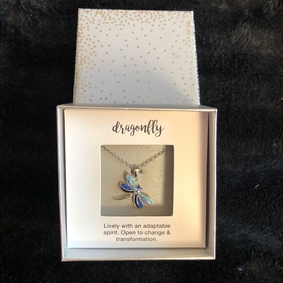 Boxed dragonfly pendant - Picture 2 of 2